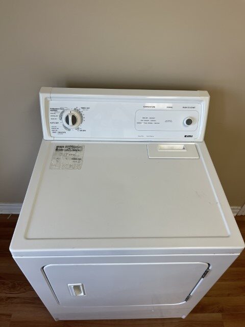 USED KENMORE DRYER TOP VIEW