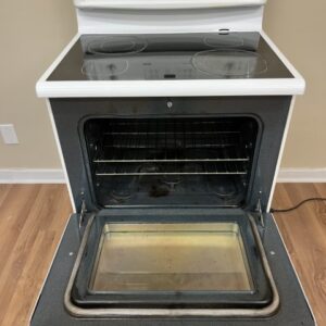 USED KENMORE STOVE INSIDE VIEW